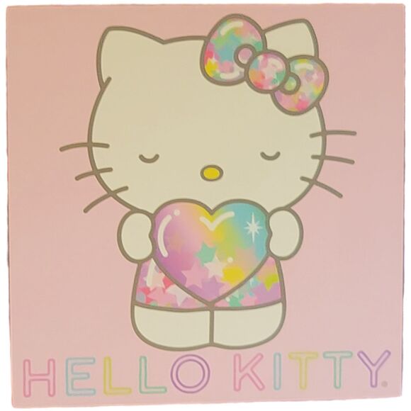 Hello Kitty Sparkly Heart Wall Painting - Picture 1 of 3